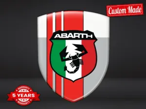 Fiat Abarth Logo Auto Rendimiento Máximo Estilo Pro Duradero